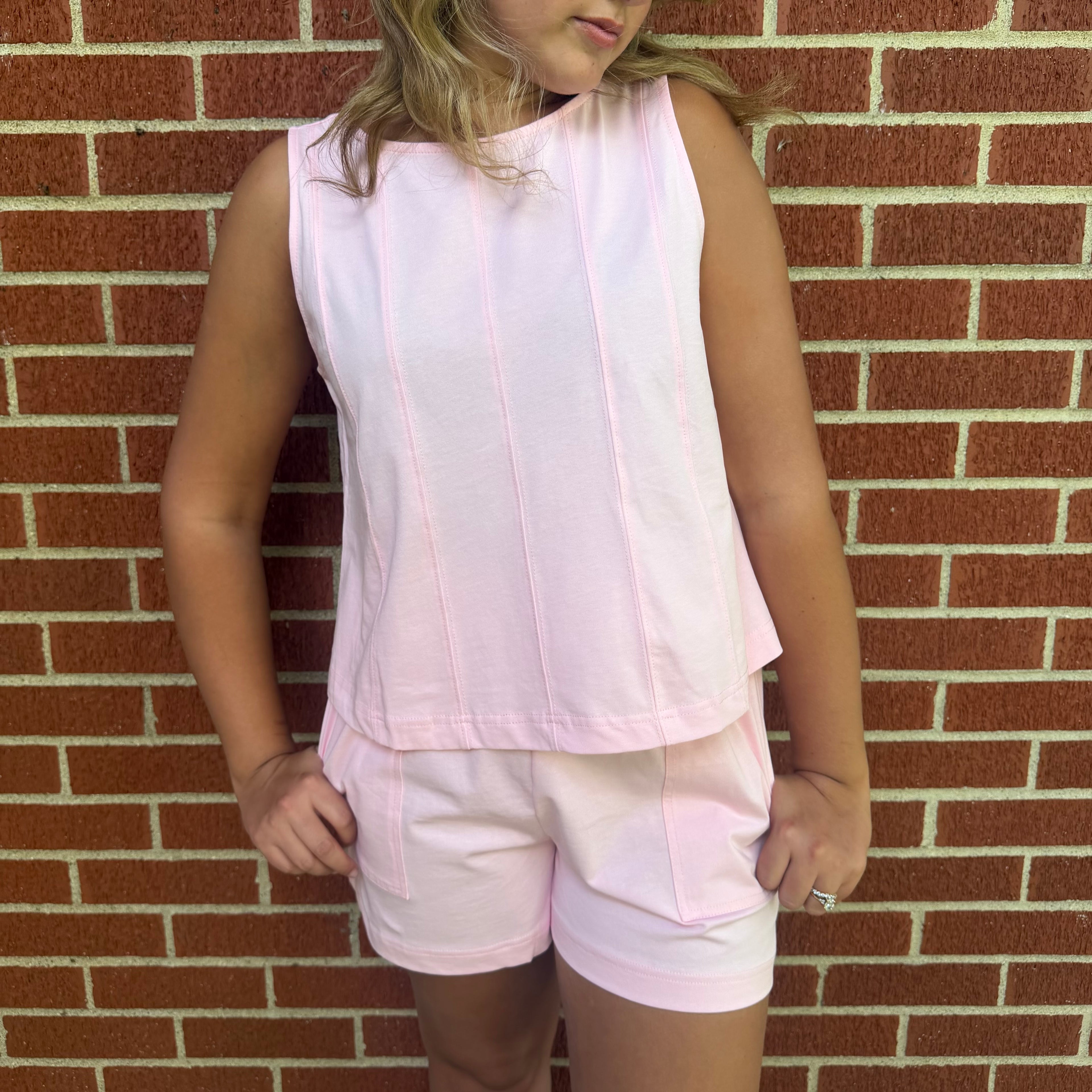 Pink Two Piece Set