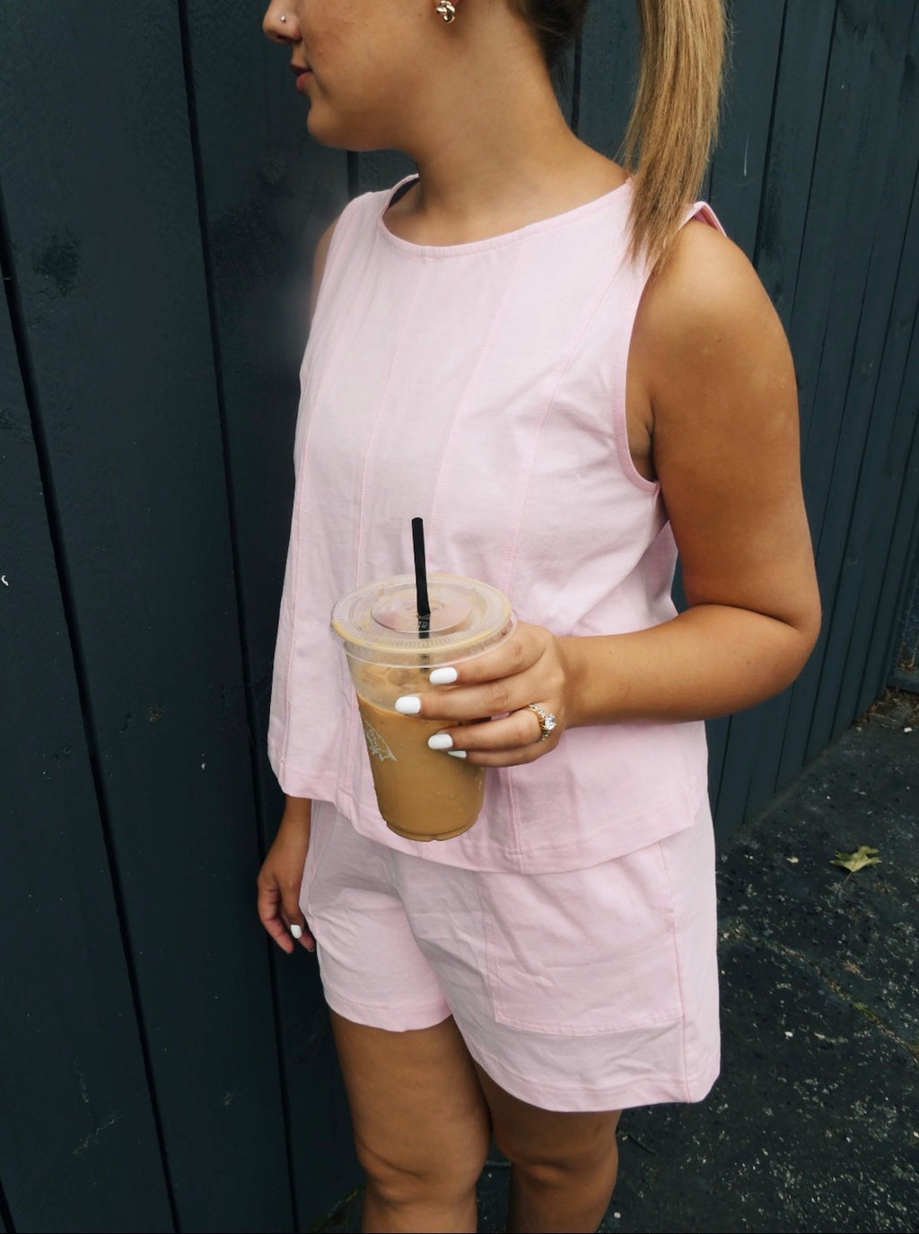 Pink Two Piece Set